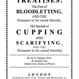 Cupping & Bloodletting